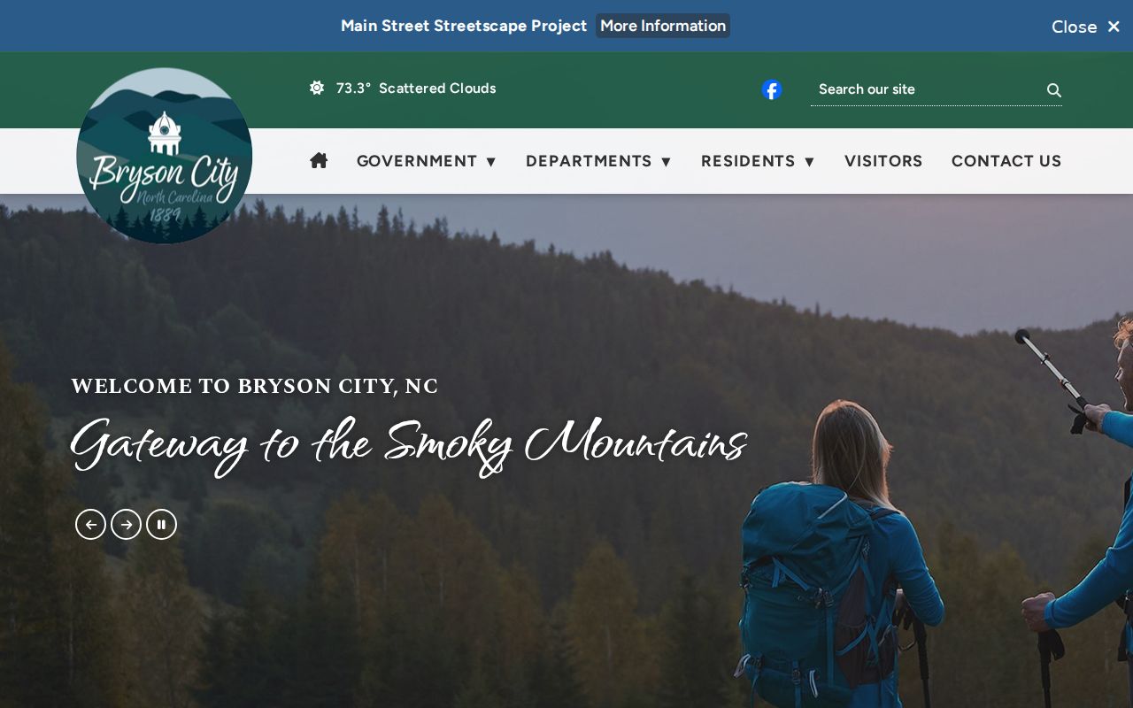 Bryson City police and criminal record town government context