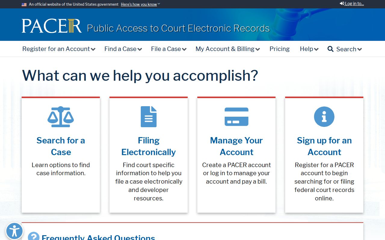 Swain County criminal records PACER federal case system